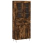 vidaXL Highboard Räuchereiche 69,5x34x180 cm Holzwerkstoff vidaXL Highboard Räuchereiche 69,5x34x180 cm Holzwerkstoff