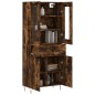 vidaXL Highboard Räuchereiche 69,5x34x180 cm Holzwerkstoff vidaXL Highboard Räuchereiche 69,5x34x180 cm Holzwerkstoff