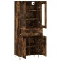 vidaXL Highboard Räuchereiche 69,5x34x180 cm Holzwerkstoff vidaXL Highboard Räuchereiche 69,5x34x180 cm Holzwerkstoff