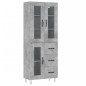 vidaXL Highboard Betongrau 69,5x34x180 cm Holzwerkstoff vidaXL Highboard Betongrau 69,5x34x180 cm Holzwerkstoff
