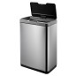 EKO Sensor-Mülleimer Mirage 45 L Mattsilbern EKO Sensor-Mülleimer Mirage 45 L Mattsilbern