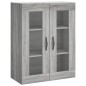 vidaXL Highboard Grau Sonoma 69,5x34x180 cm Holzwerkstoff vidaXL Highboard Grau Sonoma 69,5x34x180 cm Holzwerkstoff