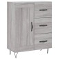 vidaXL Highboard Grau Sonoma 69,5x34x180 cm Holzwerkstoff vidaXL Highboard Grau Sonoma 69,5x34x180 cm Holzwerkstoff