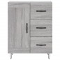 vidaXL Highboard Grau Sonoma 69,5x34x180 cm Holzwerkstoff vidaXL Highboard Grau Sonoma 69,5x34x180 cm Holzwerkstoff