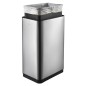 EKO Sensor-Mülleimer Mirage 45 L Mattsilbern EKO Sensor-Mülleimer Mirage 45 L Mattsilbern