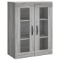vidaXL Highboard Grau Sonoma 69,5x34x180 cm Holzwerkstoff vidaXL Highboard Grau Sonoma 69,5x34x180 cm Holzwerkstoff