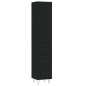 vidaXL Highboard Schwarz 34,5x34x180 cm Holzwerkstoff vidaXL Highboard Schwarz 34,5x34x180 cm Holzwerkstoff