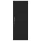 vidaXL Highboard Schwarz 34,5x34x180 cm Holzwerkstoff vidaXL Highboard Schwarz 34,5x34x180 cm Holzwerkstoff