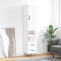 vidaXL Highboard Weiß 34,5x34x180 cm Holzwerkstoff vidaXL Highboard Weiß 34,5x34x180 cm Holzwerkstoff