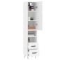 vidaXL Highboard Weiß 34,5x34x180 cm Holzwerkstoff vidaXL Highboard Weiß 34,5x34x180 cm Holzwerkstoff