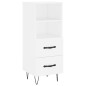 vidaXL Highboard Weiß 34,5x34x180 cm Holzwerkstoff vidaXL Highboard Weiß 34,5x34x180 cm Holzwerkstoff