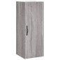 vidaXL Highboard Grau Sonoma 34,5x34x180 cm Holzwerkstoff vidaXL Highboard Grau Sonoma 34,5x34x180 cm Holzwerkstoff