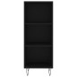vidaXL Highboard Schwarz 34,5x34x180 cm Holzwerkstoff vidaXL Highboard Schwarz 34,5x34x180 cm Holzwerkstoff