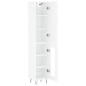 vidaXL Highboard Weiß 34,5x34x180 cm Holzwerkstoff vidaXL Highboard Weiß 34,5x34x180 cm Holzwerkstoff