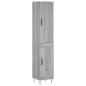 vidaXL Highboard Grau Sonoma 34,5x34x180 cm Holzwerkstoff vidaXL Highboard Grau Sonoma 34,5x34x180 cm Holzwerkstoff