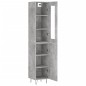 vidaXL Highboard Betongrau 34,5x34x180 cm Holzwerkstoff