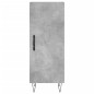 vidaXL Highboard Betongrau 34,5x34x180 cm Holzwerkstoff