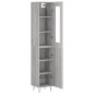 vidaXL Highboard Grau Sonoma 34,5x34x180 cm Holzwerkstoff vidaXL Highboard Grau Sonoma 34,5x34x180 cm Holzwerkstoff