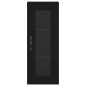 vidaXL Highboard Schwarz 34,5x34x180 cm Holzwerkstoff vidaXL Highboard Schwarz 34,5x34x180 cm Holzwerkstoff
