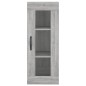 vidaXL Highboard Grau Sonoma 34,5x34x180 cm Holzwerkstoff vidaXL Highboard Grau Sonoma 34,5x34x180 cm Holzwerkstoff