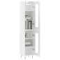 vidaXL Highboard Hochglanz-Weiß 34,5x34x180 cm Holzwerkstoff vidaXL Highboard Hochglanz-Weiß 34,5x34x180 cm Holzwerkstoff