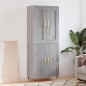 vidaXL Highboard Grau Sonoma 69,5x34x180 cm Holzwerkstoff vidaXL Highboard Grau Sonoma 69,5x34x180 cm Holzwerkstoff