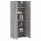 vidaXL Highboard Grau Sonoma 69,5x34x180 cm Holzwerkstoff vidaXL Highboard Grau Sonoma 69,5x34x180 cm Holzwerkstoff