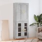 vidaXL Highboard Betongrau 69,5x34x180 cm Holzwerkstoff vidaXL Highboard Betongrau 69,5x34x180 cm Holzwerkstoff