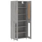 vidaXL Highboard Grau Sonoma 69,5x34x180 cm Holzwerkstoff vidaXL Highboard Grau Sonoma 69,5x34x180 cm Holzwerkstoff