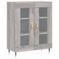 vidaXL Highboard Grau Sonoma 69,5x34x180 cm Holzwerkstoff vidaXL Highboard Grau Sonoma 69,5x34x180 cm Holzwerkstoff