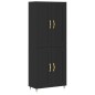 vidaXL Highboard Schwarz 69,5x34x180 cm Holzwerkstoff vidaXL Highboard Schwarz 69,5x34x180 cm Holzwerkstoff