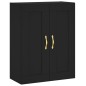 vidaXL Highboard Schwarz 69,5x34x180 cm Holzwerkstoff vidaXL Highboard Schwarz 69,5x34x180 cm Holzwerkstoff
