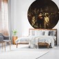 WallArt Fototapete The Night Watch Rund 142,5 cm WallArt Fototapete The Night Watch Rund 142,5 cm