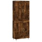 vidaXL Highboard Räuchereiche 69,5x34x180 cm Holzwerkstoff vidaXL Highboard Räuchereiche 69,5x34x180 cm Holzwerkstoff