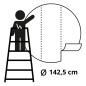 WallArt Fototapete The Night Watch Rund 142,5 cm WallArt Fototapete The Night Watch Rund 142,5 cm