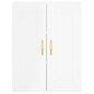 vidaXL Highboard Hochglanz-Weiß 69,5x34x180 cm Holzwerkstoff vidaXL Highboard Hochglanz-Weiß 69,5x34x180 cm Holzwerkstoff