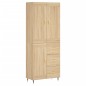 vidaXL Highboard Sonoma-Eiche 69,5x34x180 cm Holzwerkstoff vidaXL Highboard Sonoma-Eiche 69,5x34x180 cm Holzwerkstoff
