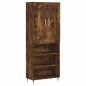 vidaXL Highboard Räuchereiche 69,5x34x180 cm Holzwerkstoff vidaXL Highboard Räuchereiche 69,5x34x180 cm Holzwerkstoff