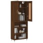 vidaXL Highboard Braun Eichen-Optik 69,5x34x180 cm Holzwerkstoff vidaXL Highboard Braun Eichen-Optik 69,5x34x180 cm Holzwerkstoff