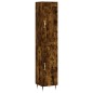 vidaXL Highboard Räuchereiche 34,5x34x180 cm Holzwerkstoff vidaXL Highboard Räuchereiche 34,5x34x180 cm Holzwerkstoff