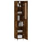 vidaXL Highboard Räuchereiche 34,5x34x180 cm Holzwerkstoff vidaXL Highboard Räuchereiche 34,5x34x180 cm Holzwerkstoff