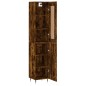 vidaXL Highboard Räuchereiche 34,5x34x180 cm Holzwerkstoff vidaXL Highboard Räuchereiche 34,5x34x180 cm Holzwerkstoff