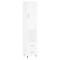 vidaXL Highboard Weiß 34,5x34x180 cm Holzwerkstoff vidaXL Highboard Weiß 34,5x34x180 cm Holzwerkstoff