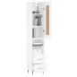 vidaXL Highboard Weiß 34,5x34x180 cm Holzwerkstoff vidaXL Highboard Weiß 34,5x34x180 cm Holzwerkstoff