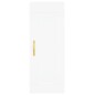 vidaXL Highboard Weiß 34,5x34x180 cm Holzwerkstoff vidaXL Highboard Weiß 34,5x34x180 cm Holzwerkstoff