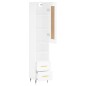 vidaXL Highboard Hochglanz-Weiß 34,5x34x180 cm Holzwerkstoff vidaXL Highboard Hochglanz-Weiß 34,5x34x180 cm Holzwerkstoff