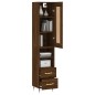 vidaXL Highboard Braun Eichen-Optik 34,5x34x180 cm Holzwerkstoff vidaXL Highboard Braun Eichen-Optik 34,5x34x180 cm Holzwerkstoff