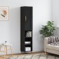 vidaXL Highboard Schwarz 34,5x34x180 cm Holzwerkstoff vidaXL Highboard Schwarz 34,5x34x180 cm Holzwerkstoff