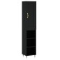 vidaXL Highboard Schwarz 34,5x34x180 cm Holzwerkstoff vidaXL Highboard Schwarz 34,5x34x180 cm Holzwerkstoff