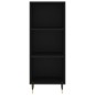vidaXL Highboard Schwarz 34,5x34x180 cm Holzwerkstoff vidaXL Highboard Schwarz 34,5x34x180 cm Holzwerkstoff